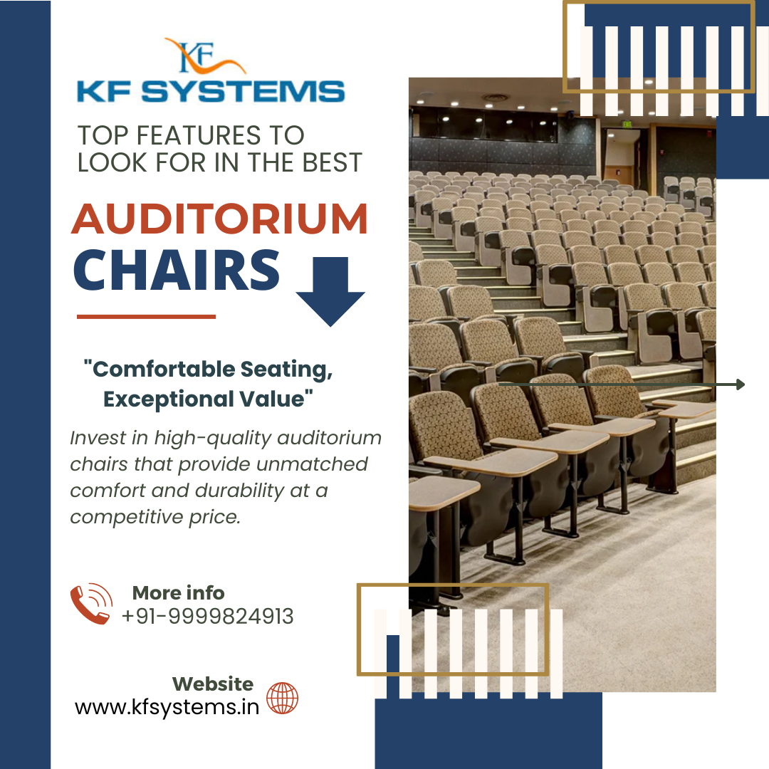 Top Features to Look for in the Best Auditorium Chairs