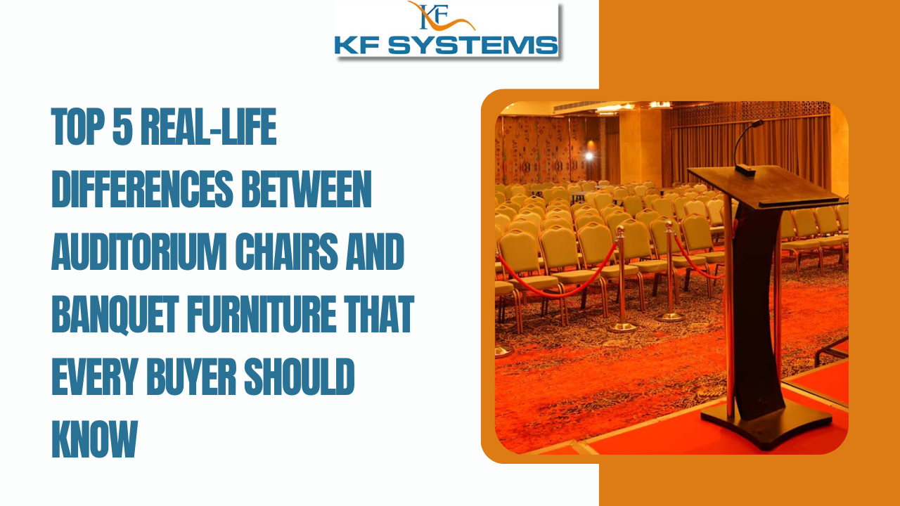 Top 5 Real-Life Differences Between Auditorium Chairs and Banquet Furniture That Every Buyer Should Know