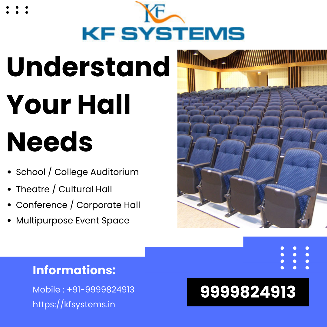 How to Choose the Right Auditorium Chairs for Your Hall in Delhi